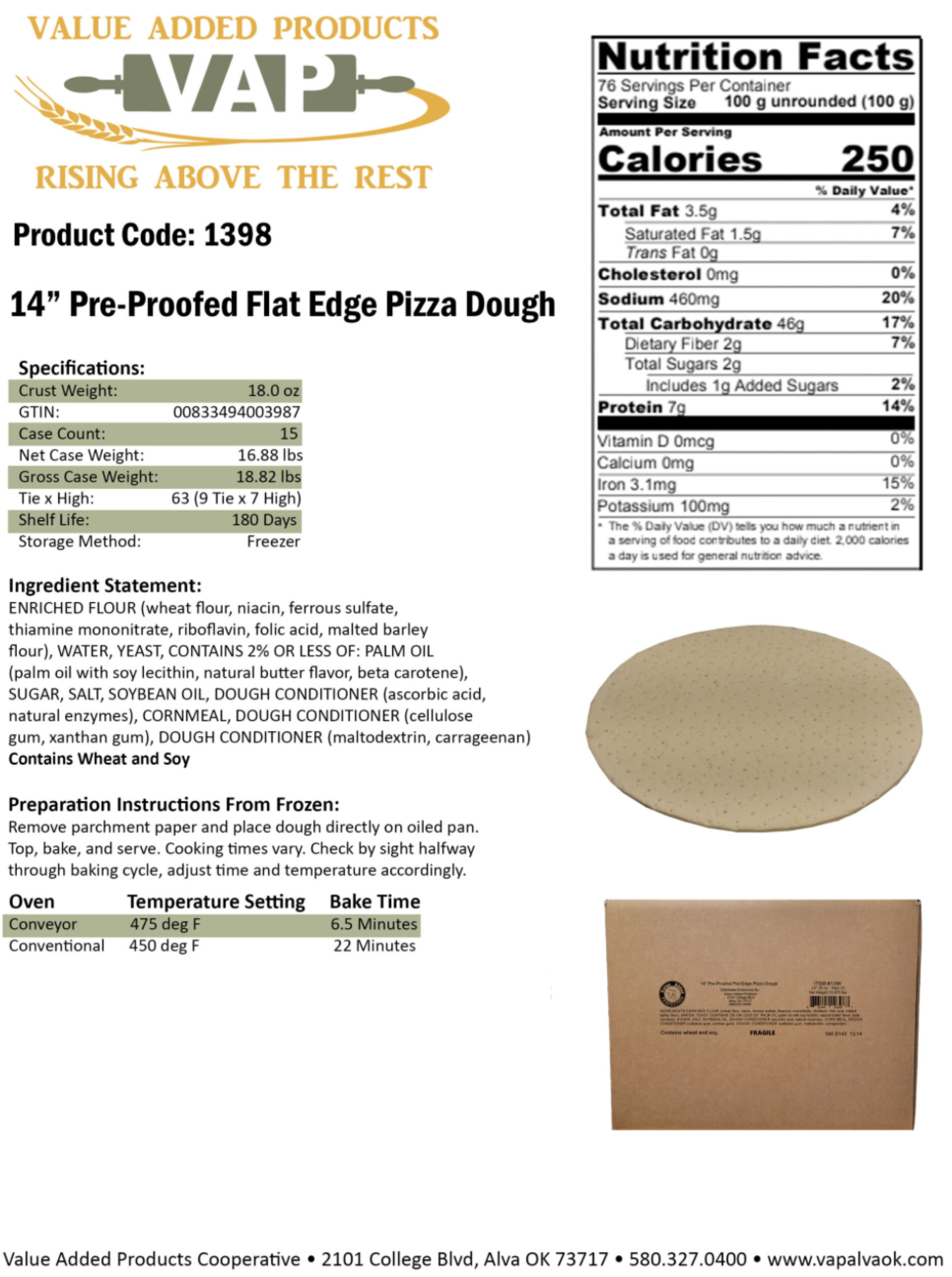 Pizza Dough  Pre-Proofed Freezer to topping while frozen and into the bake while frozen  7 minute bake full fermentation excellent bite and crumb Pizza Crust Pizza make more profit on your pizzas please customers better simpler pizza happy pizza great pizza all the benefits of the pizza chain brand without the pizza chain  Dough Balls expensive hard to work with do not use they make bad pizza many go to waste they smell bad make bad pizza  Red Earth Dough Co. crusts are engineered as fully formed, laminated, pre-proofed frozen dough systems that move directly from freezer to toppings to oven with minimal handling. The controlled dough-development process allows the final bake cycle to complete fermentation while proteins, cheeses, and toppings properly cook together during the baking process.  Red Earth Dough Co. brand statement graphic featuring the message “We Didn’t Improve the Dough Ball… We Replaced It.” The image promotes Red Earth’s Freezer-to-Toppings-to-Oven™ technology, emphasizing pre-proofed frozen pizza crust systems designed to deliver true fermentation flavor, operational simplicity, labor reduction, and consistent pizza production at scale  Vintage-style promotional graphic for Red Earth Dough Co. featuring a retro illustration of a smiling doctor holding a pepperoni pizza while examining it with a magnifying glass. The image promotes Red Earth Dough Co. pre-proofed freezer-to-oven pizza crusts and includes the humorous slogan “Recommended by 9 Out of 10 Doctors.” Background imagery includes Oklahoma wheat fields, reinforcing the company’s agricultural roots and focus on quality pizza production  Red Earth Dough Co. circular company logo featuring stylized wheat fields and grain graphics representing agricultural roots, dough production, and food manufacturing. The logo includes the company name “Red Earth Dough Co.” and the location “Alva, Oklahoma, USA,” emphasizing American-made frozen pizza crust production, wheat-based food innovation, and commercial pizza manufacturing