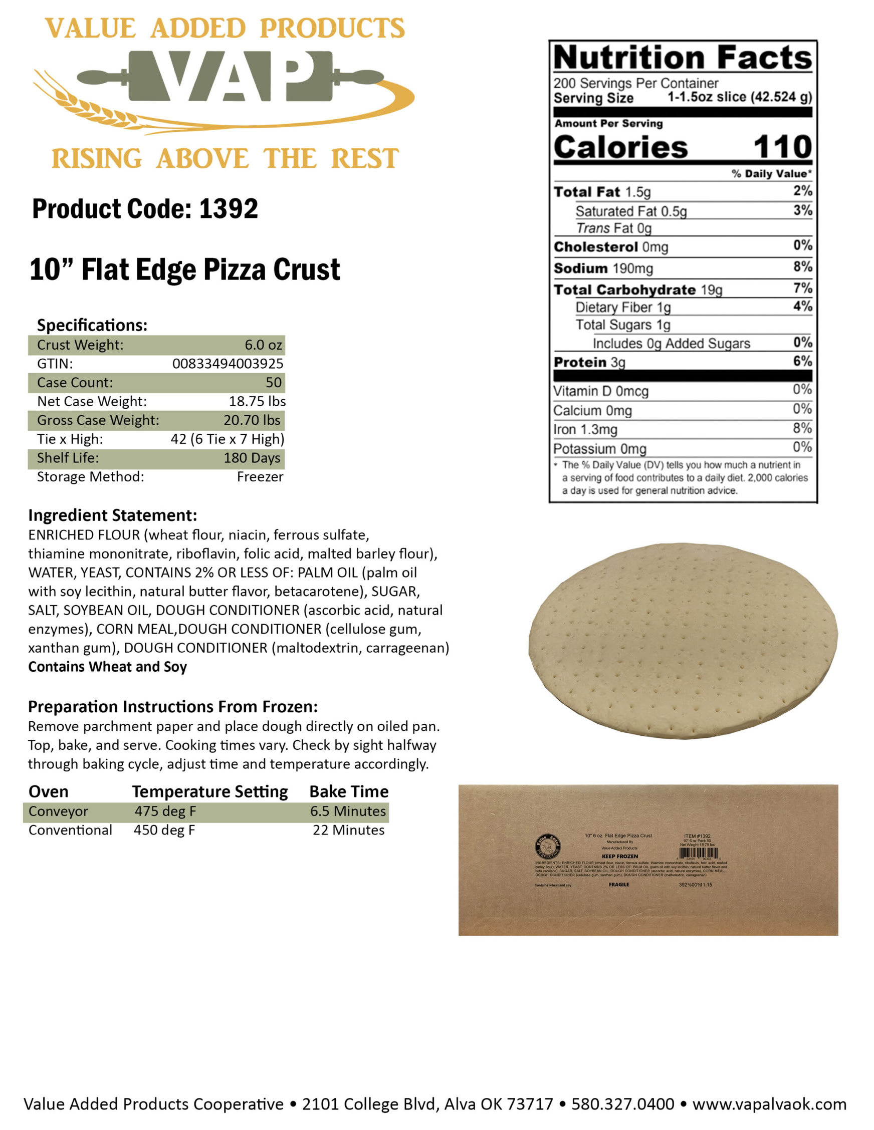 Pizza Dough  Pre-Proofed Freezer to topping while frozen and into the bake while frozen  7 minute bake full fermentation excellent bite and crumb Pizza Crust Pizza make more profit on your pizzas please customers better simpler pizza happy pizza great pizza all the benefits of the pizza chain brand without the pizza chain  Dough Balls expensive hard to work with do not use they make bad pizza many go to waste they smell bad make bad pizza  Red Earth Dough Co. crusts are engineered as fully formed, laminated, pre-proofed frozen dough systems that move directly from freezer to toppings to oven with minimal handling. The controlled dough-development process allows the final bake cycle to complete fermentation while proteins, cheeses, and toppings properly cook together during the baking process.  Red Earth Dough Co. brand statement graphic featuring the message “We Didn’t Improve the Dough Ball… We Replaced It.” The image promotes Red Earth’s Freezer-to-Toppings-to-Oven™ technology, emphasizing pre-proofed frozen pizza crust systems designed to deliver true fermentation flavor, operational simplicity, labor reduction, and consistent pizza production at scale  Vintage-style promotional graphic for Red Earth Dough Co. featuring a retro illustration of a smiling doctor holding a pepperoni pizza while examining it with a magnifying glass. The image promotes Red Earth Dough Co. pre-proofed freezer-to-oven pizza crusts and includes the humorous slogan “Recommended by 9 Out of 10 Doctors.” Background imagery includes Oklahoma wheat fields, reinforcing the company’s agricultural roots and focus on quality pizza production  Red Earth Dough Co. circular company logo featuring stylized wheat fields and grain graphics representing agricultural roots, dough production, and food manufacturing. The logo includes the company name “Red Earth Dough Co.” and the location “Alva, Oklahoma, USA,” emphasizing American-made frozen pizza crust production, wheat-based food innovation, and commercial pizza manufacturing