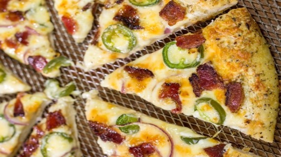 Southwest flavored pizza crust with jalapeños, cheese, and specialty toppings