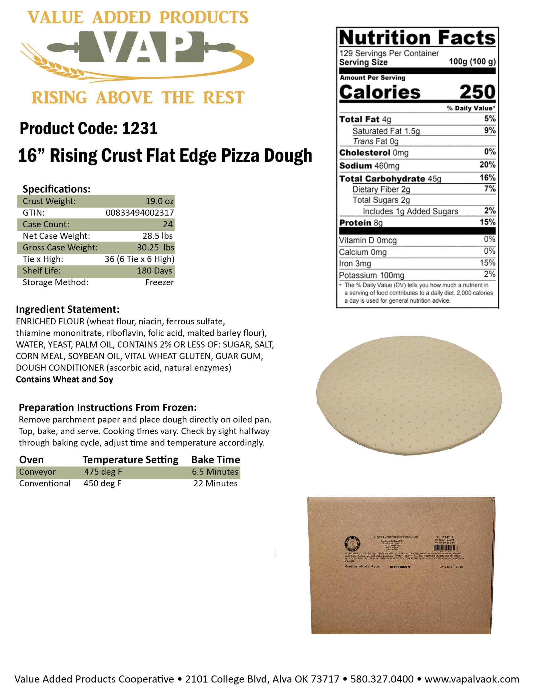 Red Earth Dough Co. crusts are engineered as fully formed, laminated, pre-proofed frozen dough systems that move directly from freezer to toppings to oven with minimal handling. The controlled dough-development process allows the final bake cycle to complete fermentation while proteins, cheeses, and toppings properly cook together during the baking process